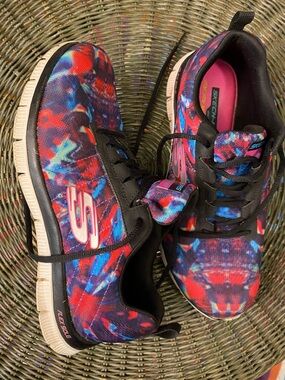 Skechers Women's Multicolor Athletic Sneakers 8.5